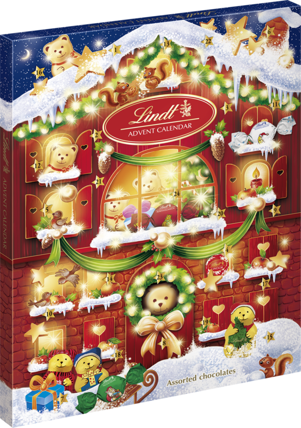 Lindt Julekalender Teddy 170g