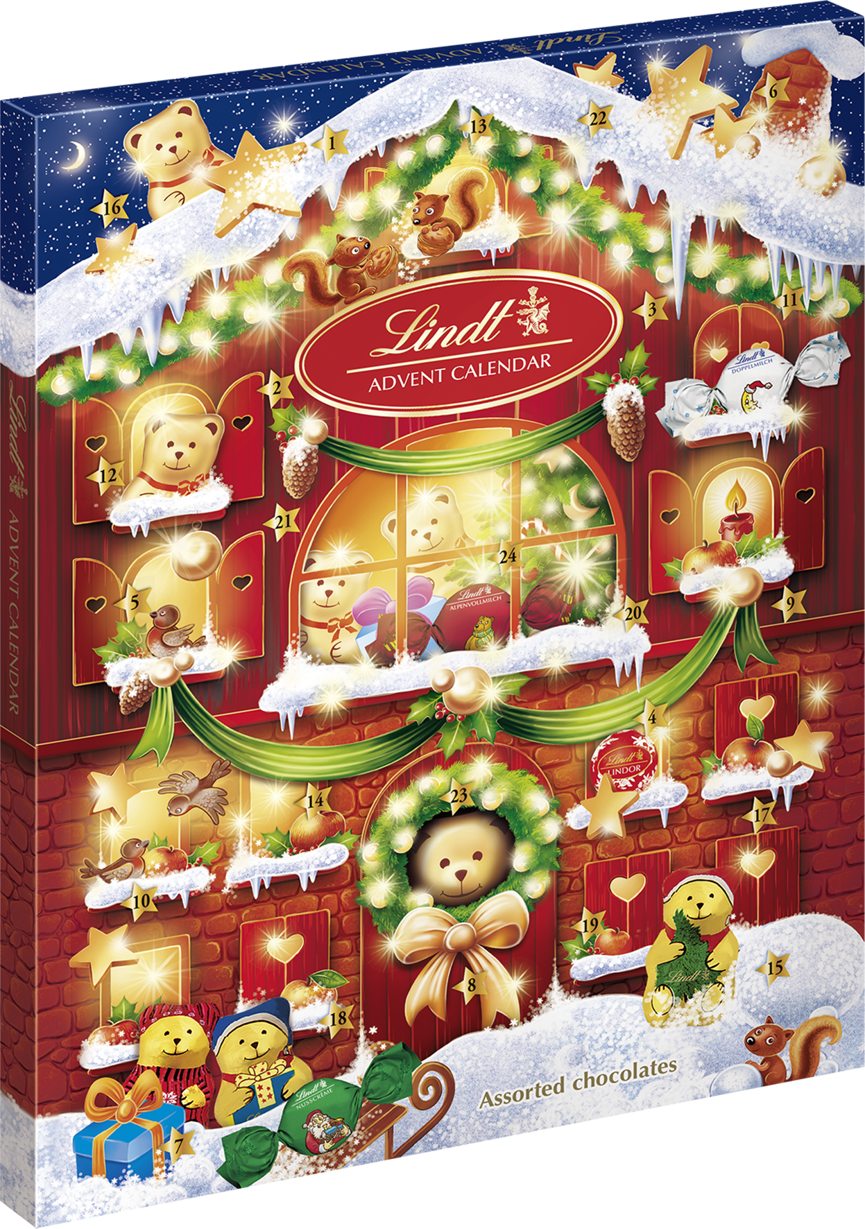 Lindt Julekalender Teddy 170g