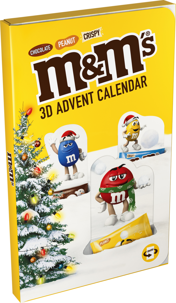 M&M's 3D Julekalender 346g