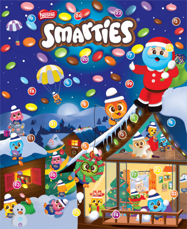 Smarties Julekalender 335g