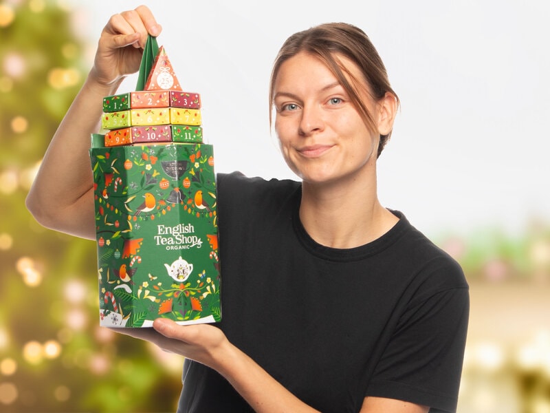 English Tea Shop Christmas Tree Tejulekalender