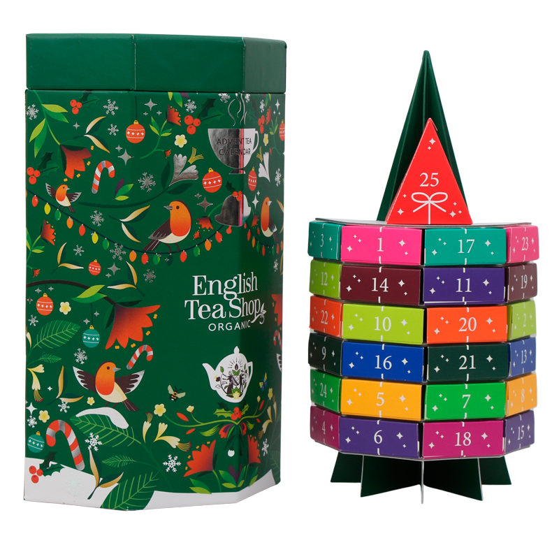 English Tea Shop Te Julekalender Juletræ Ø (25 stk)