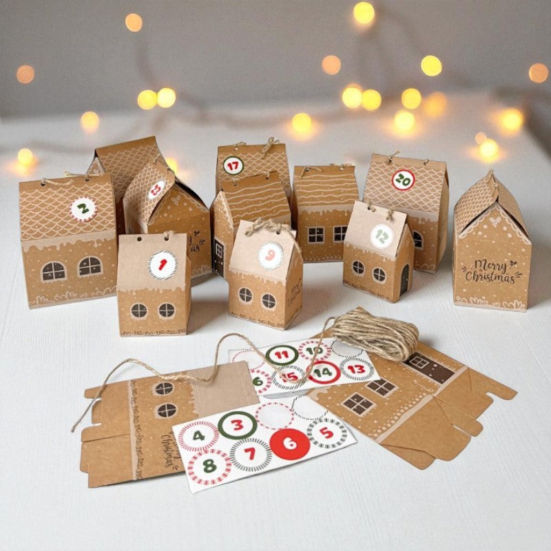 Lav Selv Julekalender - Pakkekalender Emballage