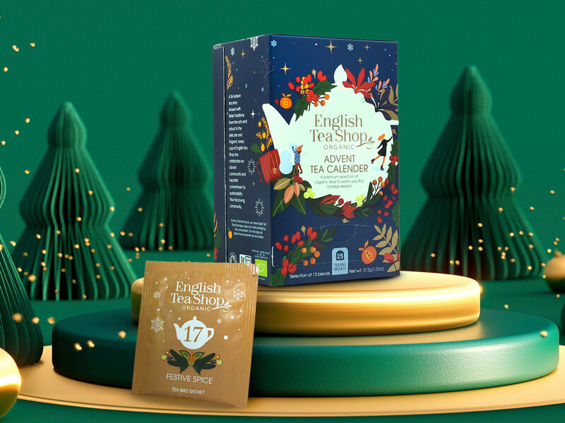 Tekalender Blå Ask - English Tea Shop