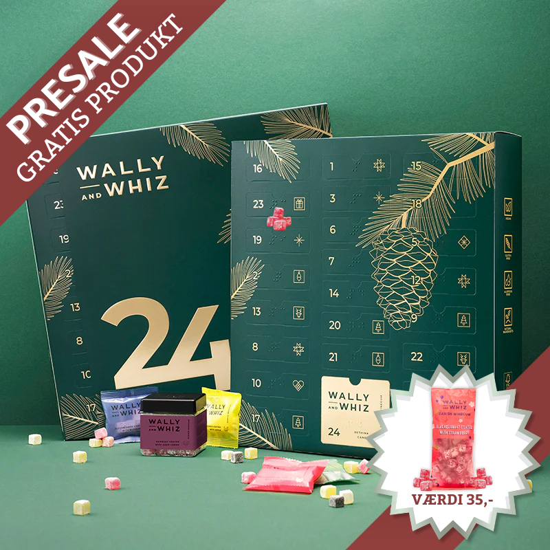 Vingummi Julekalender Grøn 2025 - Wally & Whiz
