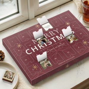 Personlig adventskalender - Fotochokolader